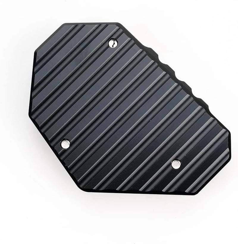 MOWOK Fit For Goldwing GL1800 2002-2017 and 2018-2025 Goldwing GL1800 1800 Motorcycle Side Stand Extension Kickstand foot Pad (Year 2018-2025 (Grey)) - Image 3
